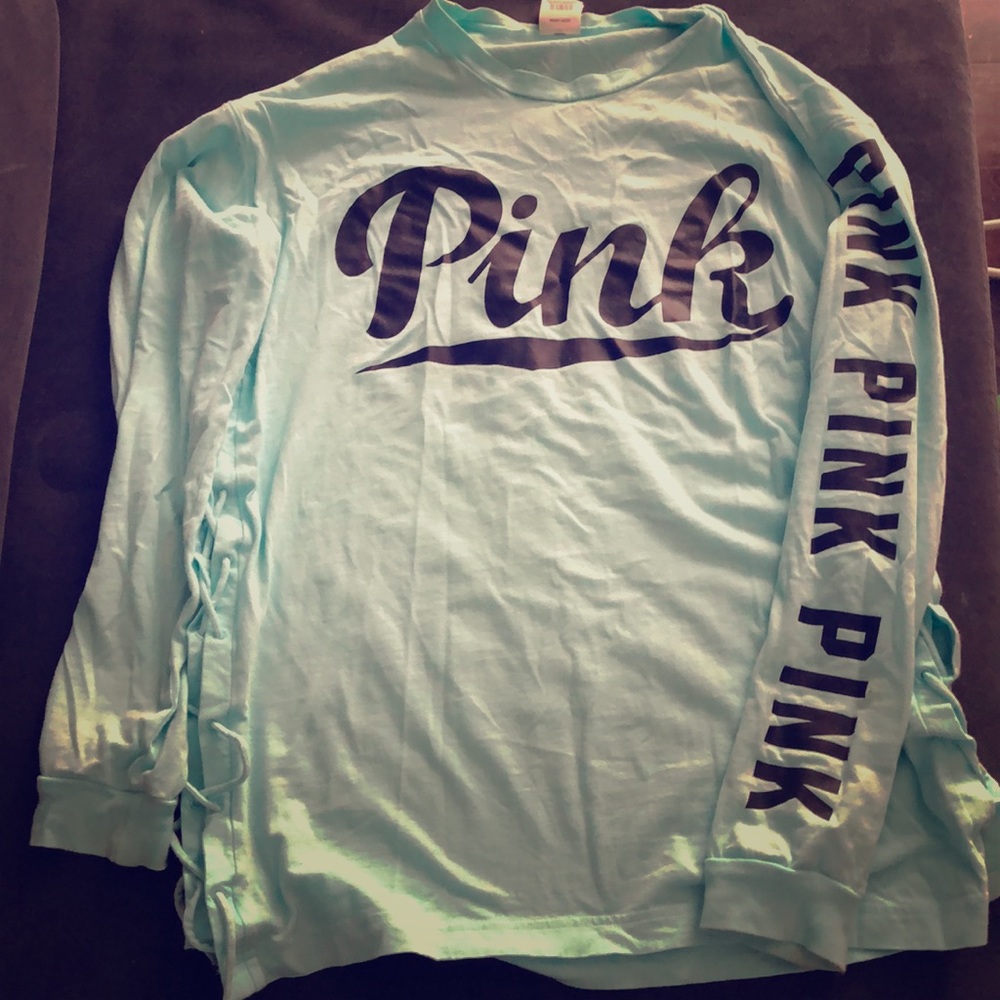 victoria secret pink long sleeve tees